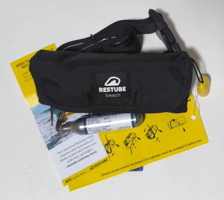 Рятувальний буй для плавання RESTUBE на пояс з балоном СО2