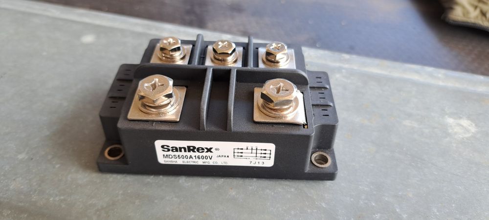 Prądnica 10kw 300obr + mostek prostowniczy 500a