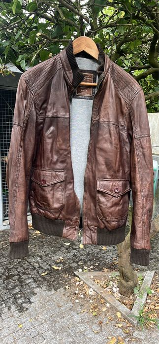 Casaco de pele homem