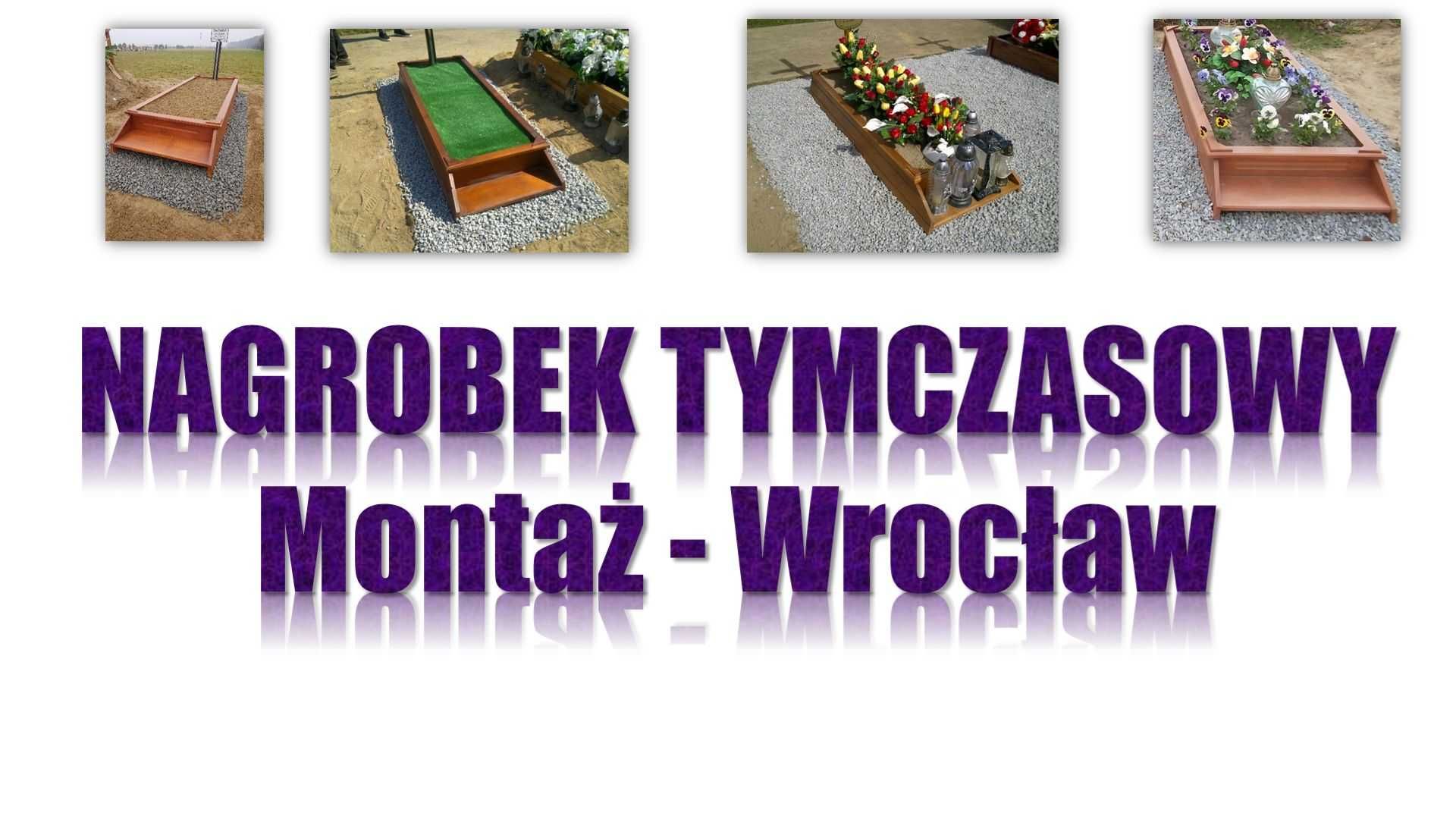 Obudowa grobu, montaż, Wrocław, obudowy, pomnik tymczasowy, rama, grób