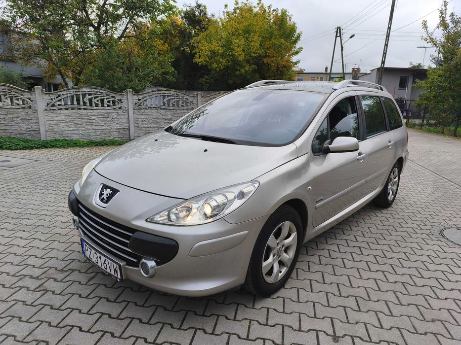 Peugeot 307 1.6 HDI 7 osobowe Klima panorama 2007r. opłaty 09/26