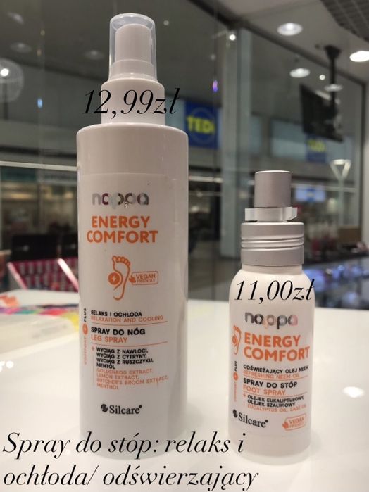 Żele/ kremy z mocznikiem do stóp Nappa, nowe