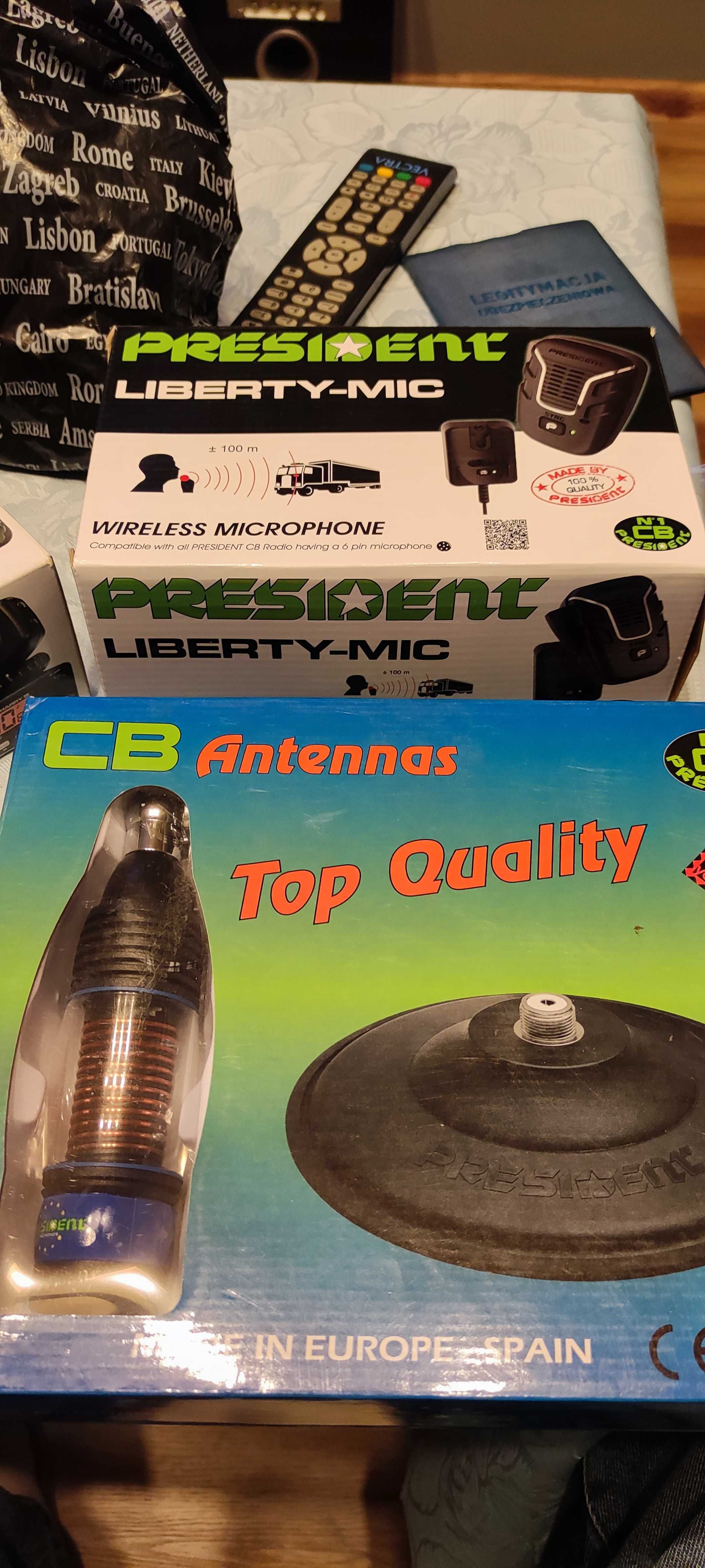 cb radio president WALKER asc KOMPLET