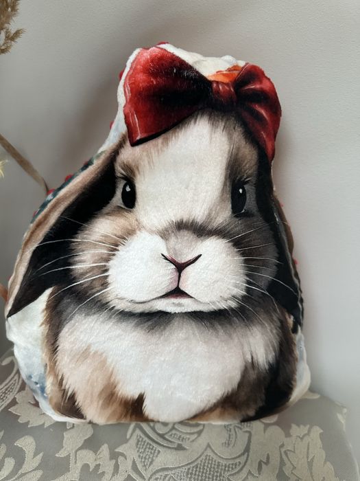 Kroliczk podusia do przytulania handmade