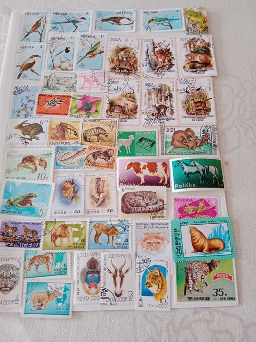 znaczki pocztowe mix świata 250 szt. FAUNA