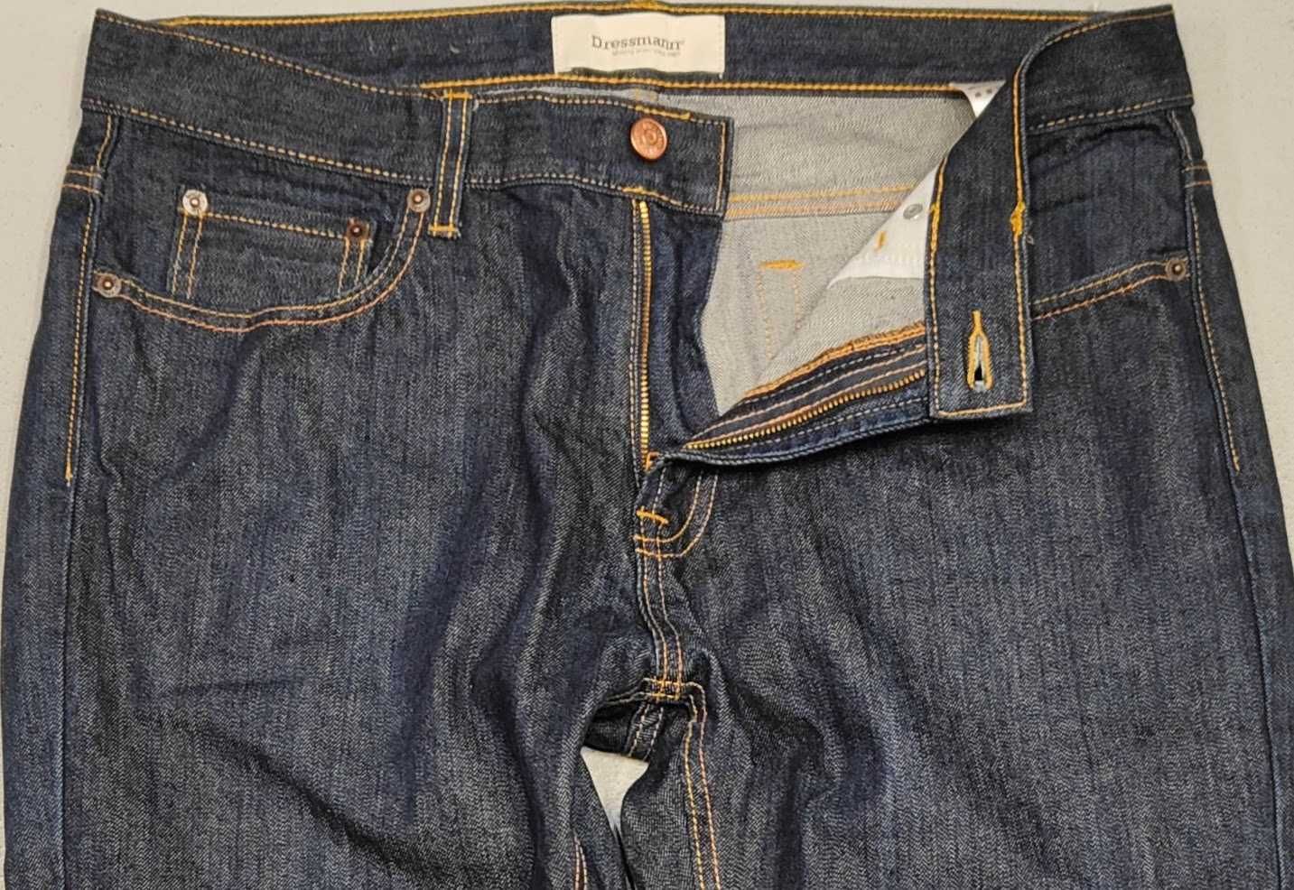 Wr) DRESSMANN NEVADA oryginalne spodnie jeansowe Roz.36/34