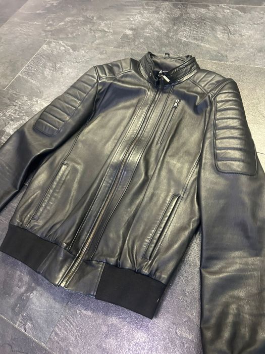 Кожаная куртка бомбер МДК