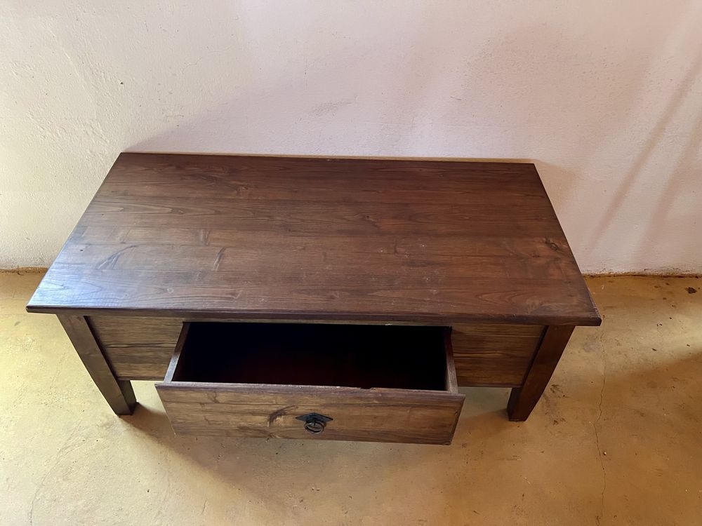 Mesa de centro rústica