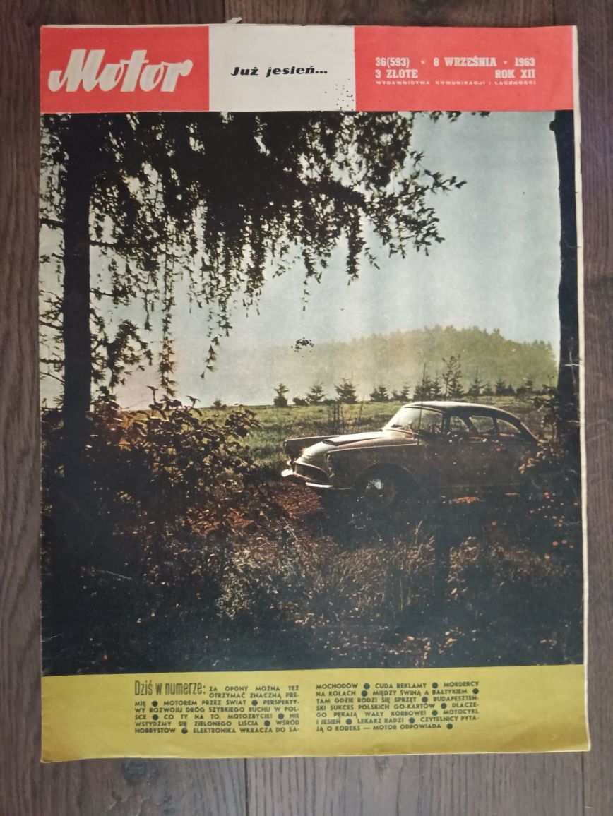 Motor czasopismo nr 36 z 1963 r.