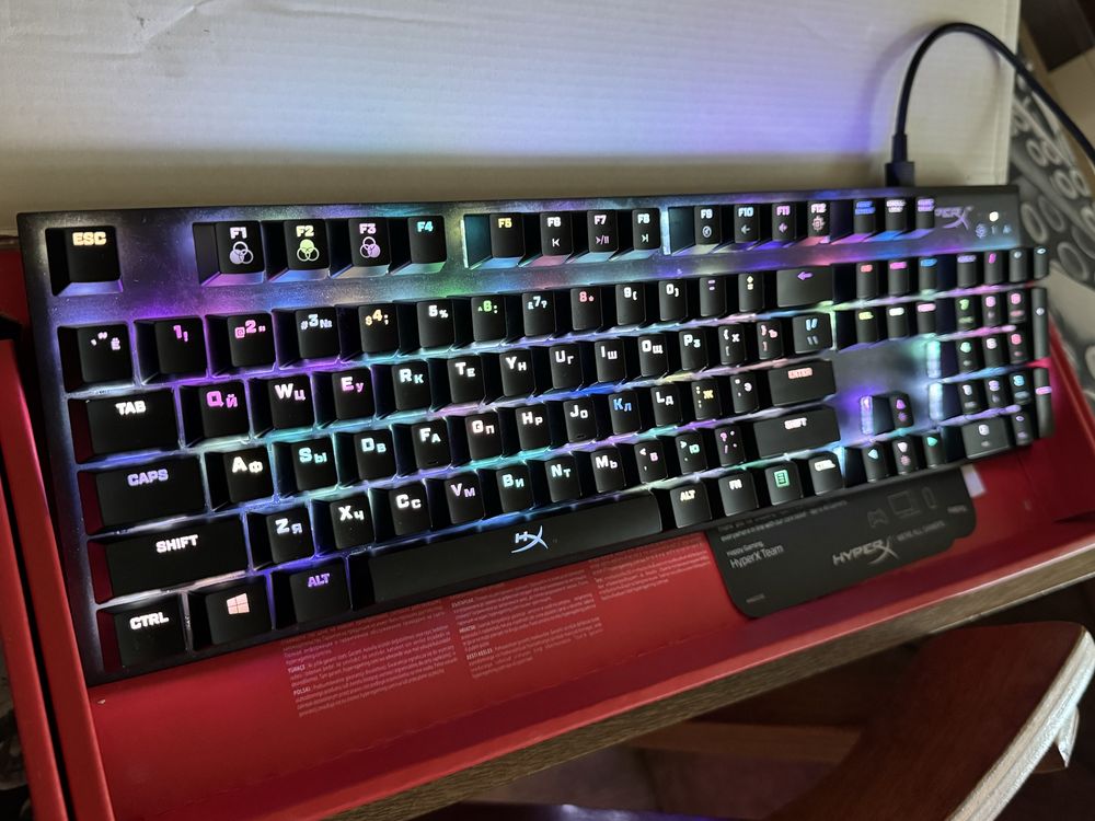 ІГРОВА клавіатура HyperX ALLOY FPS RGB мехінічна
