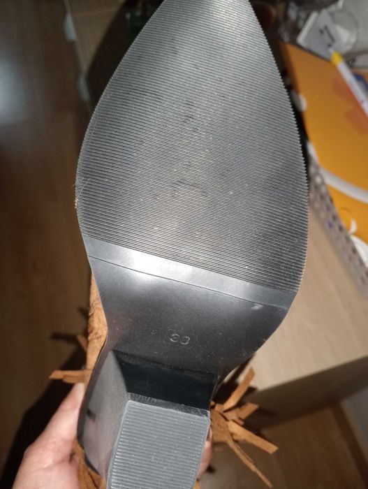 Botas castanhas senhora