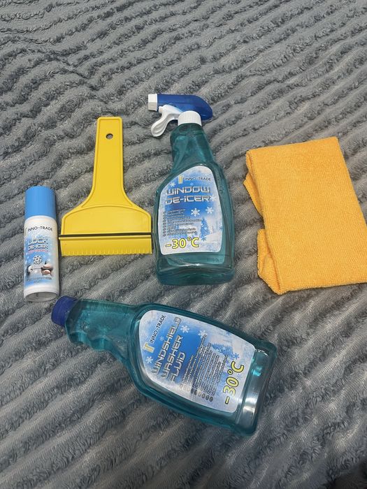 Зимовий набір автомобіліста.Скребок для льоду розморозувач замків скла