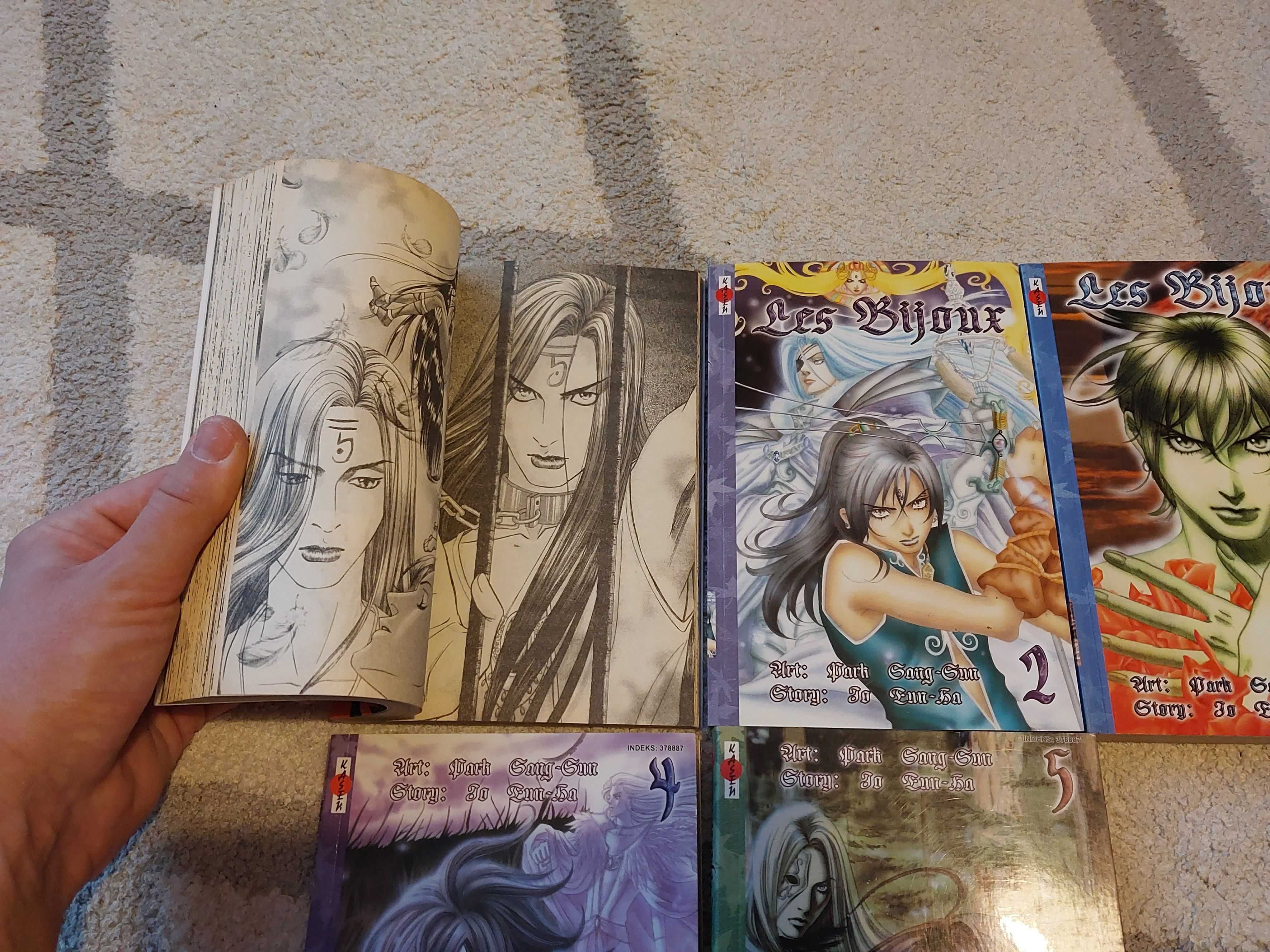 Manga Kasen Les Bijoux 1-5 PL kompletna kolekcjonerska!