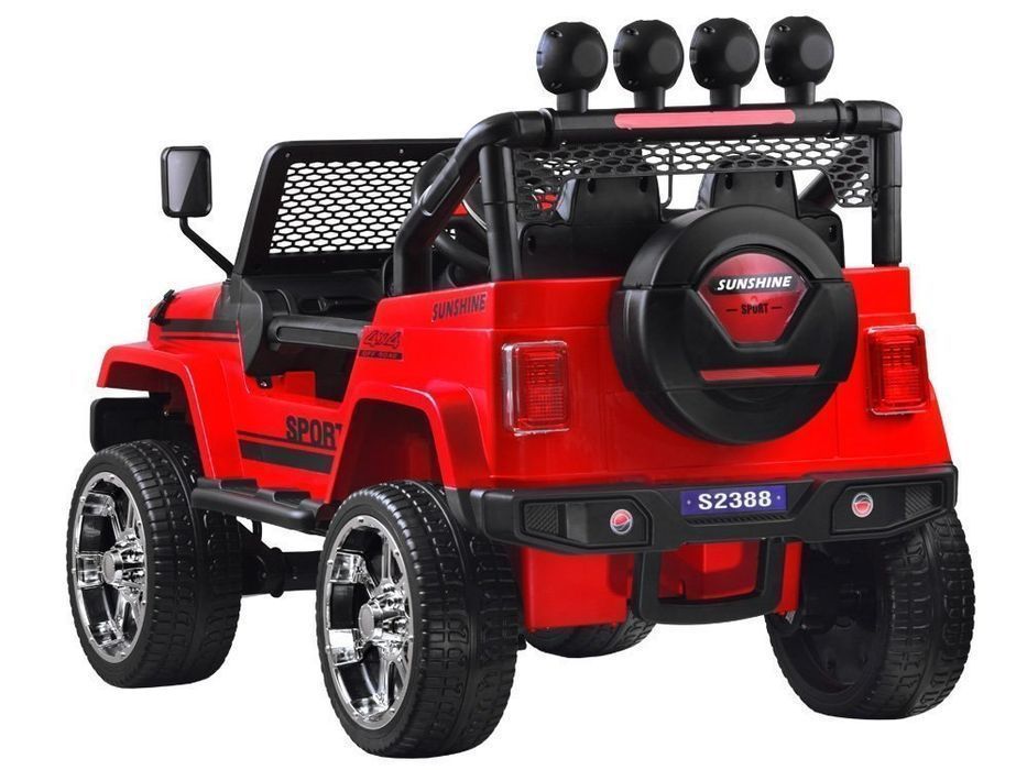 Jeep Dla Dzieci 4X4 Gumowe Koła Eva Pilot 2388