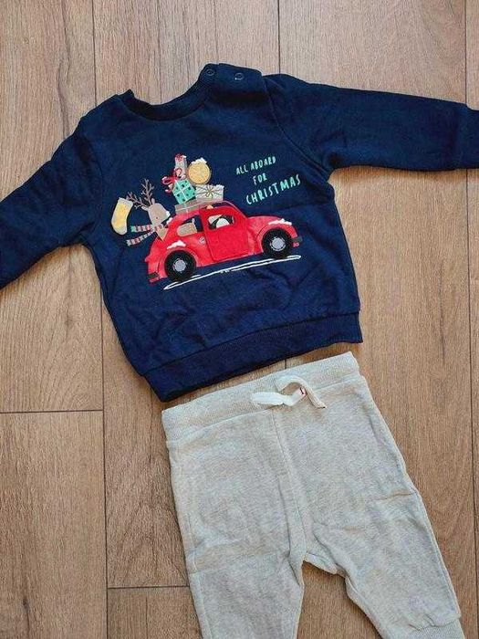 Новорічний костюм новогодний  свитер новорічний светр штани на флісі