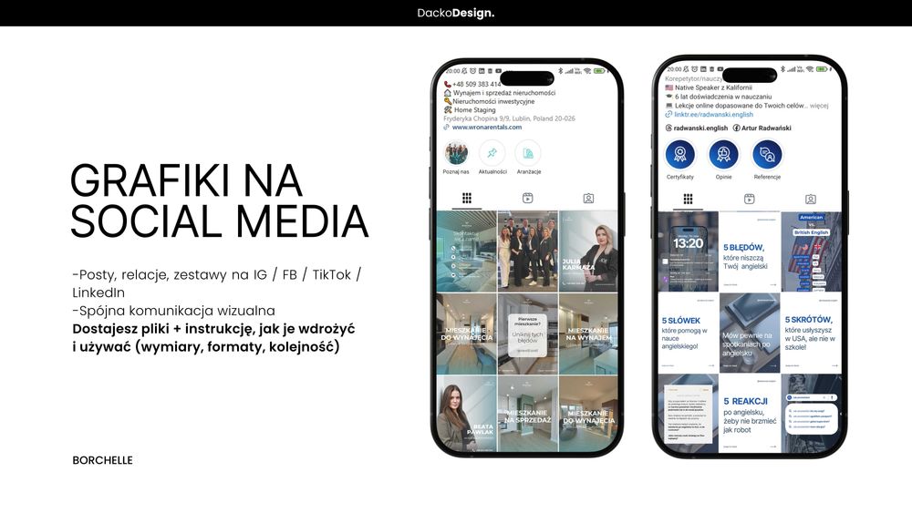 Grafiki na zamówienie – logo, social media, zaproszenia, wizytówki!
