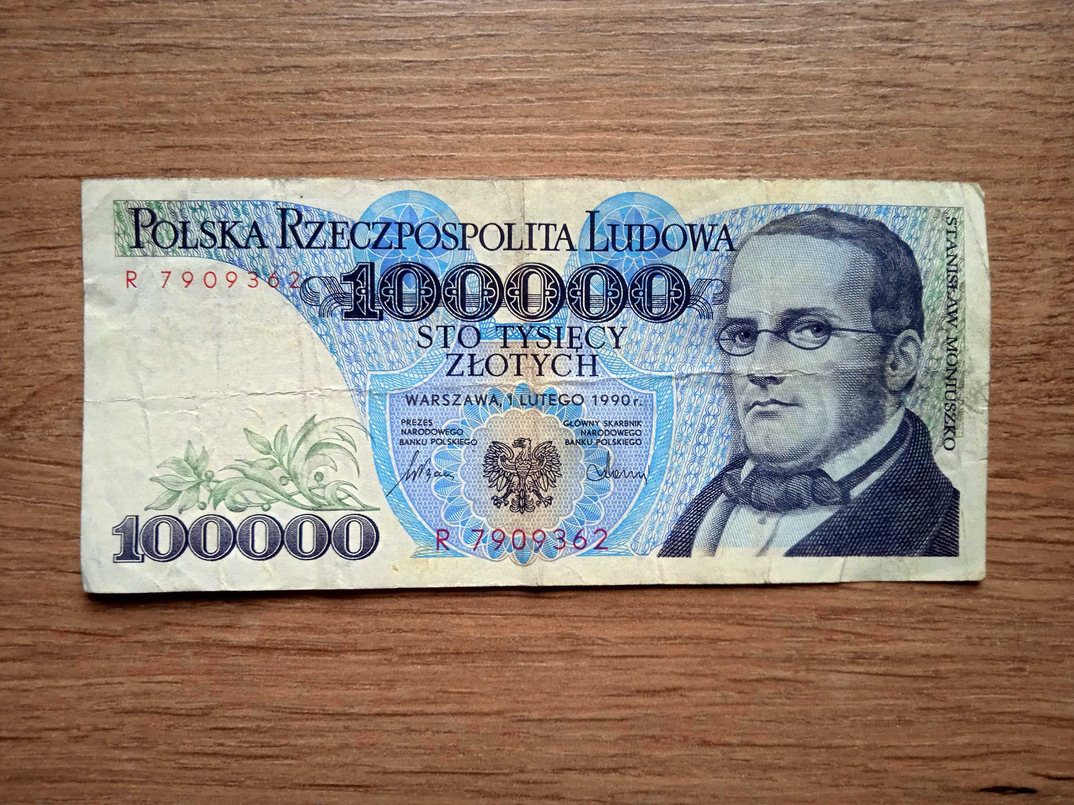 100000 zł 1990  - R -