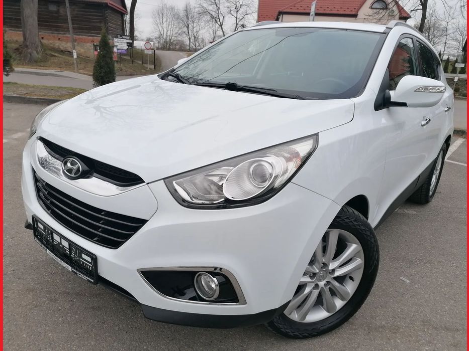 Hyundai ix35 2.0CRDI 184KM 4X4 4WD 1Właściciel Półskóry Niski przebieg SUPER STAN