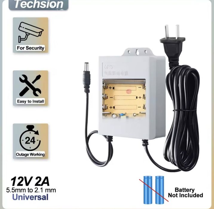 Дбж ups для камеры видеонаблюдения 12v 2A