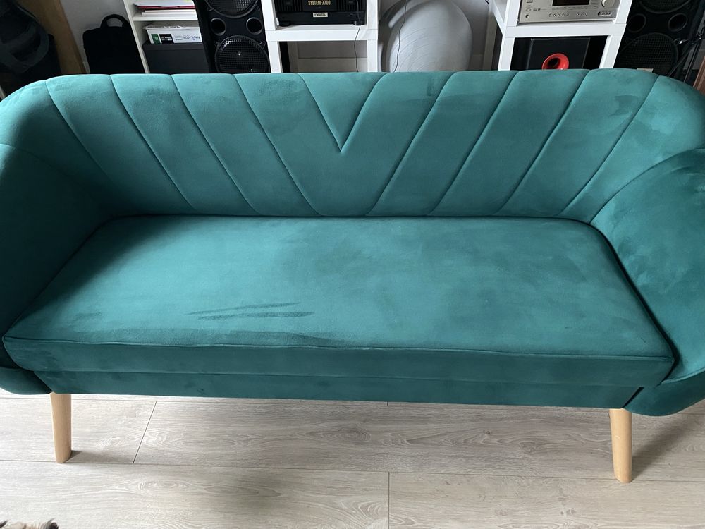 Sofa butelkowa zieleń