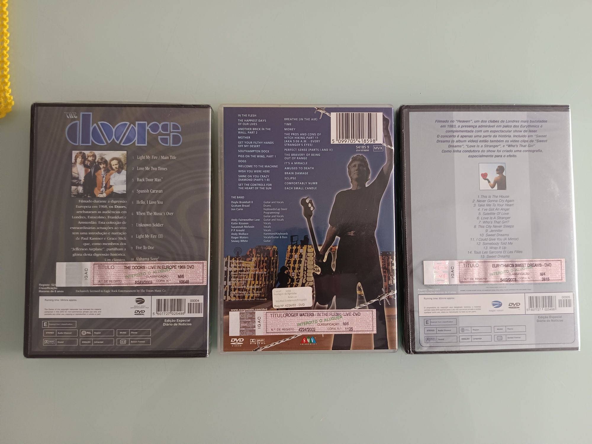 DVD conjunto de 3 musicais