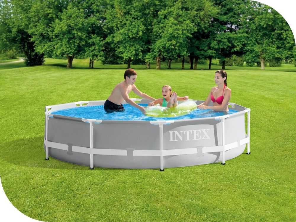Каркасный бассейн Intex 26700 prism frame 305х76 см, объем воды 4485 л