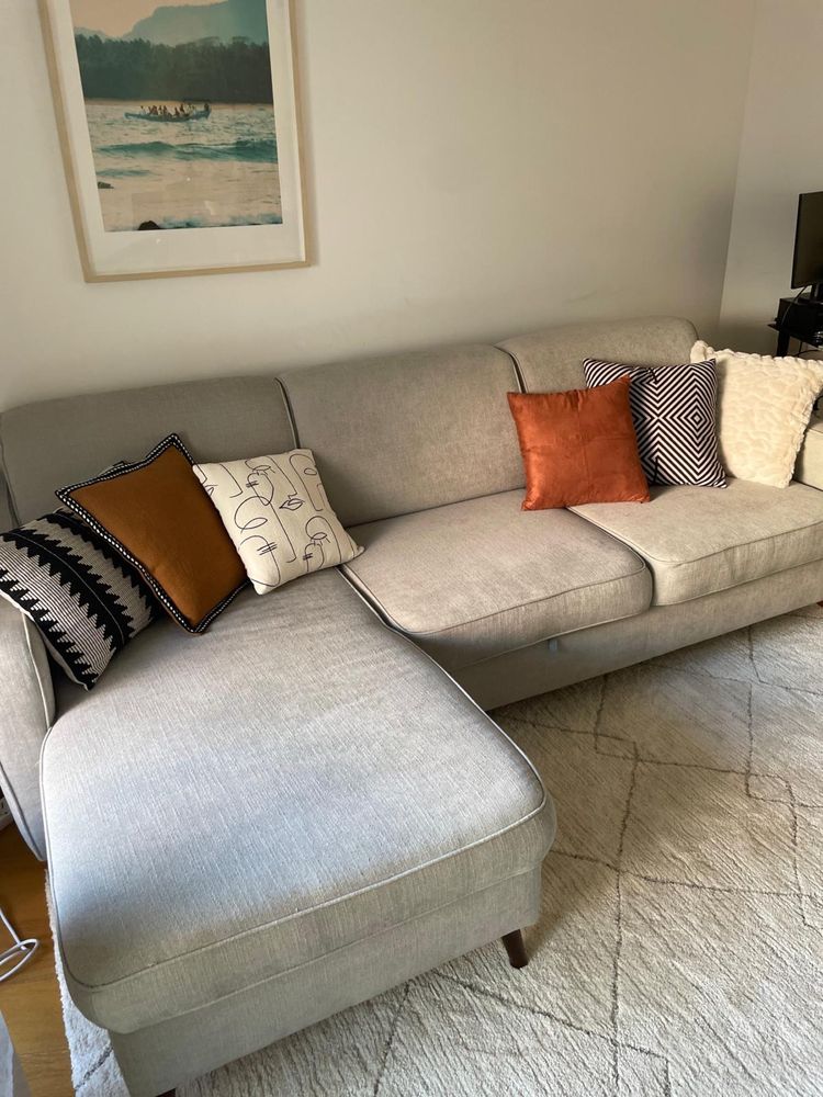 Sofá c/ Chaise Longue (e extensível para sofá cama)