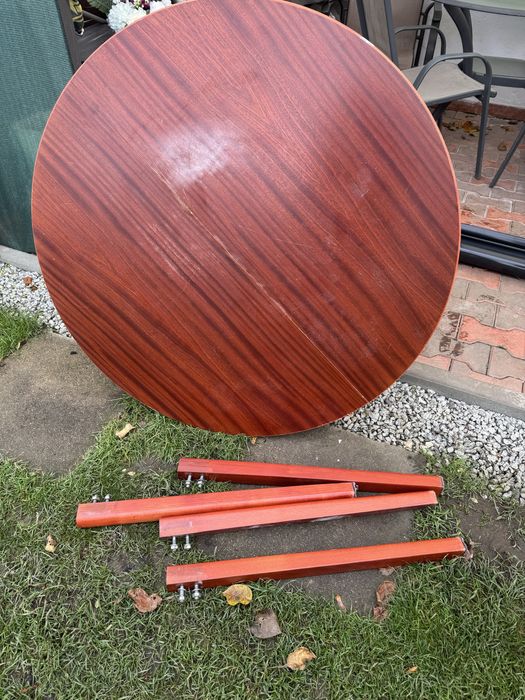 Stół okragły rozkładany