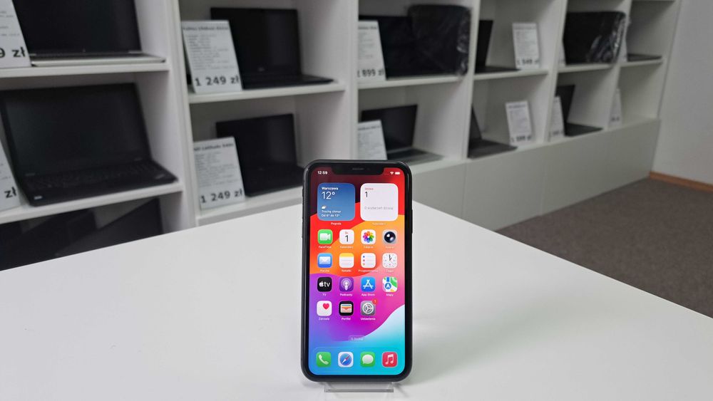 Klasa A Bez Blokad Apple iPhone 11 Black 64GB Gwarancja FV23%