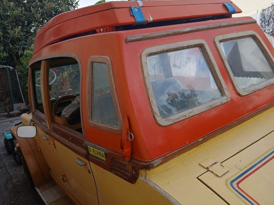 Fiat 850 Madeira Tamanho Real