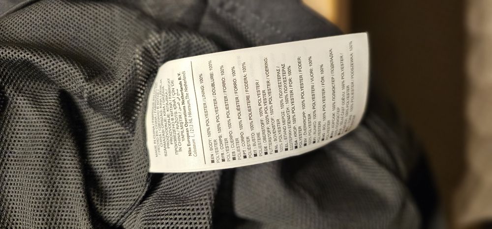 Bluza męska NIKE DRI-FIT grafitowa nowa L