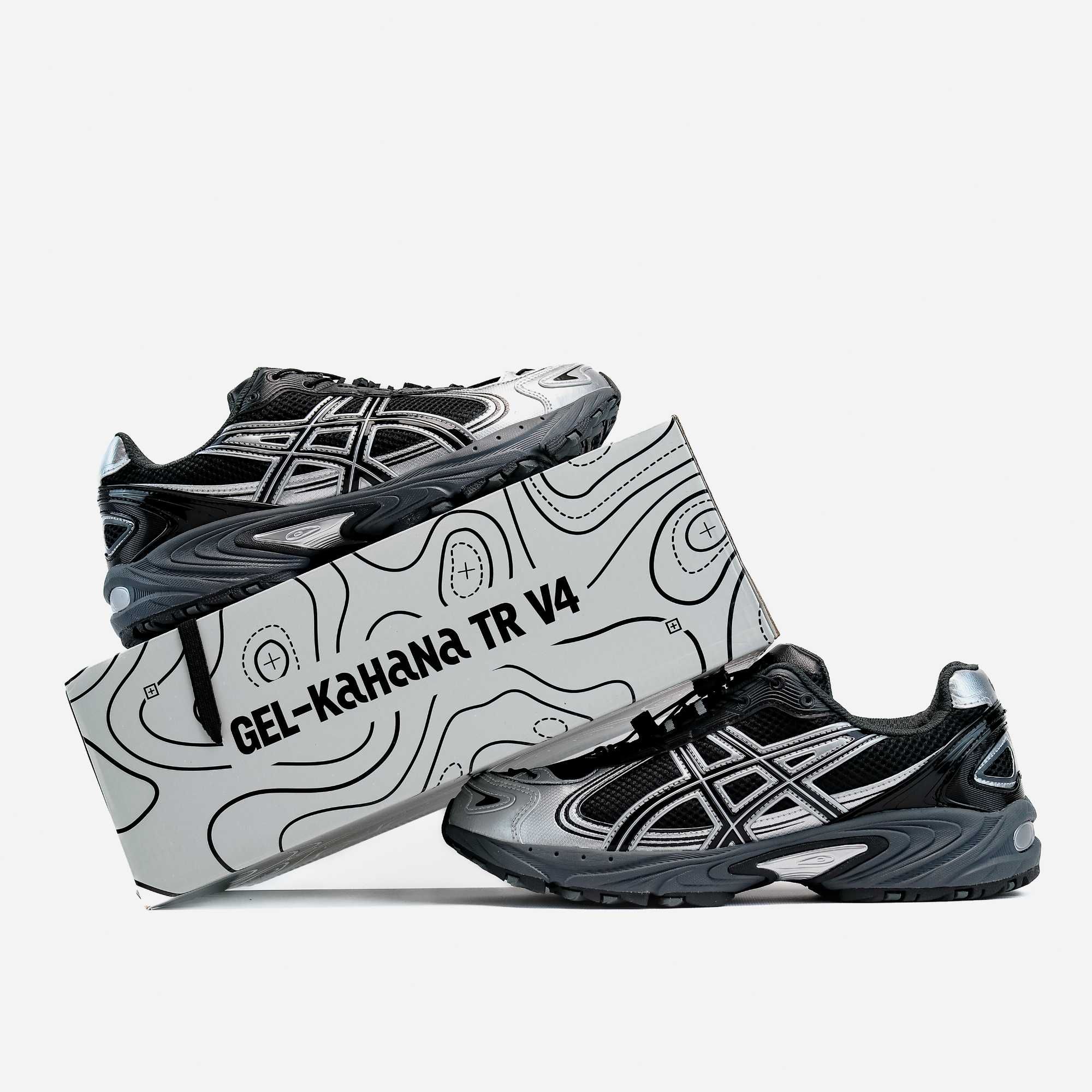 Кросівки Asics Gel-Kahana TR V4 Carbon Black Original Box premium