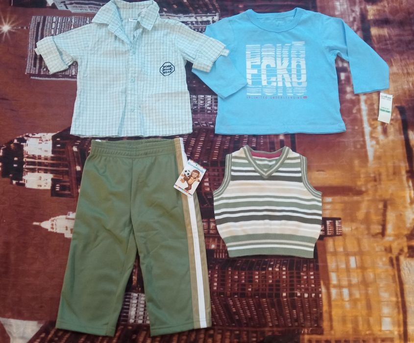 Новий одяг на вік 0–4 р: сліп, піжама, спорт. костюм, куртка та ін.