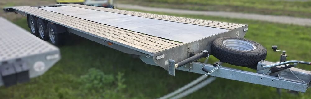 Besttrailers B23  Sprzedam 1 roczną Przyczepę/Lawetę 8.5m\2.1m z 3 osiami.