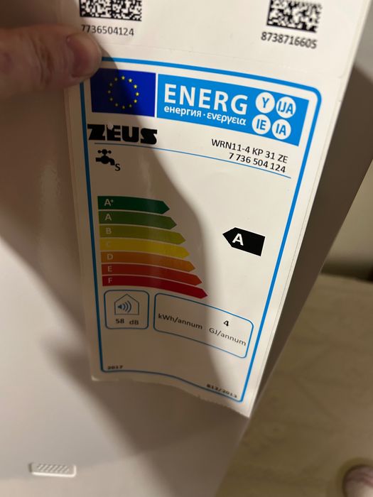 Esquentador novo nunca usado