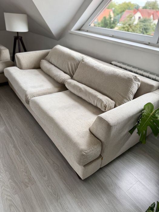 Komplet 2 sofy tapicerowane