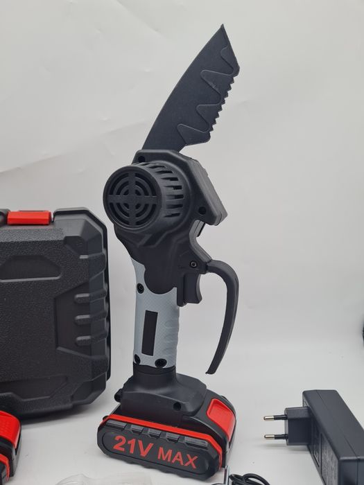 Mini Pilarka łańcuchowa elektryczna piła łańcuchowa 21 V 2x aku
