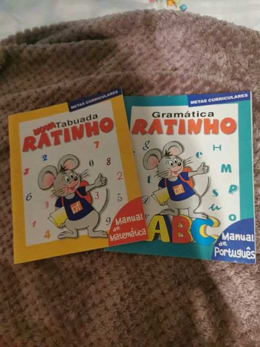 Livros de da tabuada 2º ano coleção do Ratinho  incluindo 2 livros