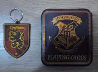 Porta Chaves gryffindor e conjunto de cartas Harry Potter novo