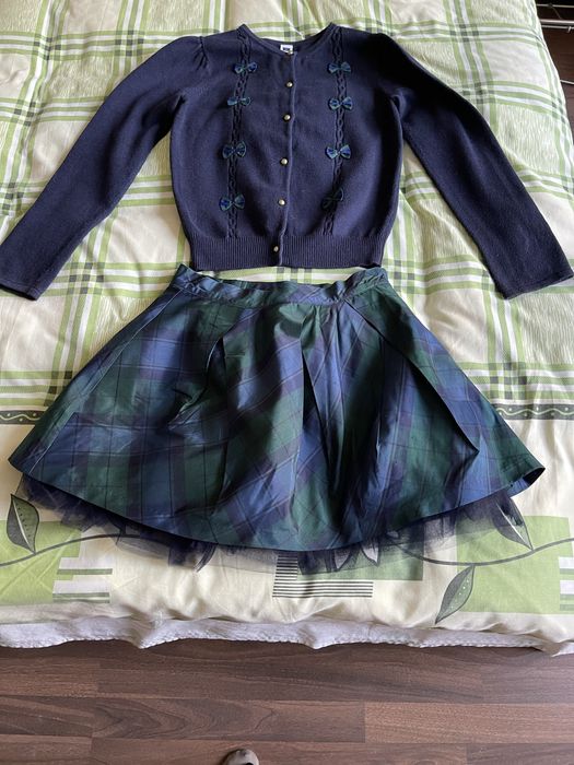 Костюм (кофта с юбкой) для девочки