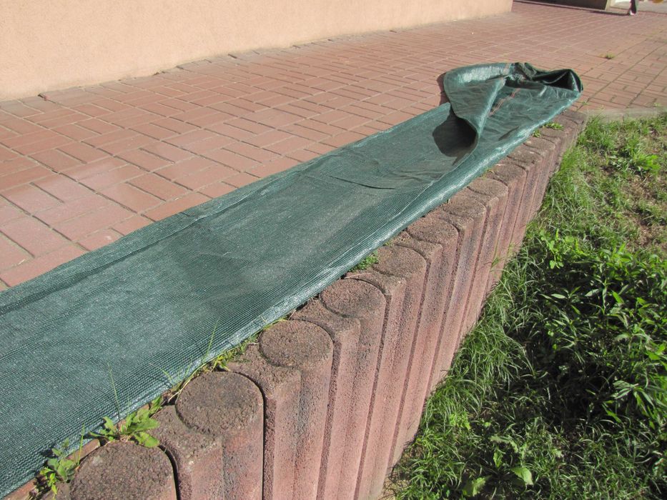 Siatka cieniująca zielona zaciemnienie siatki 10 metrow osłona