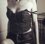 Gorset jeans pin up