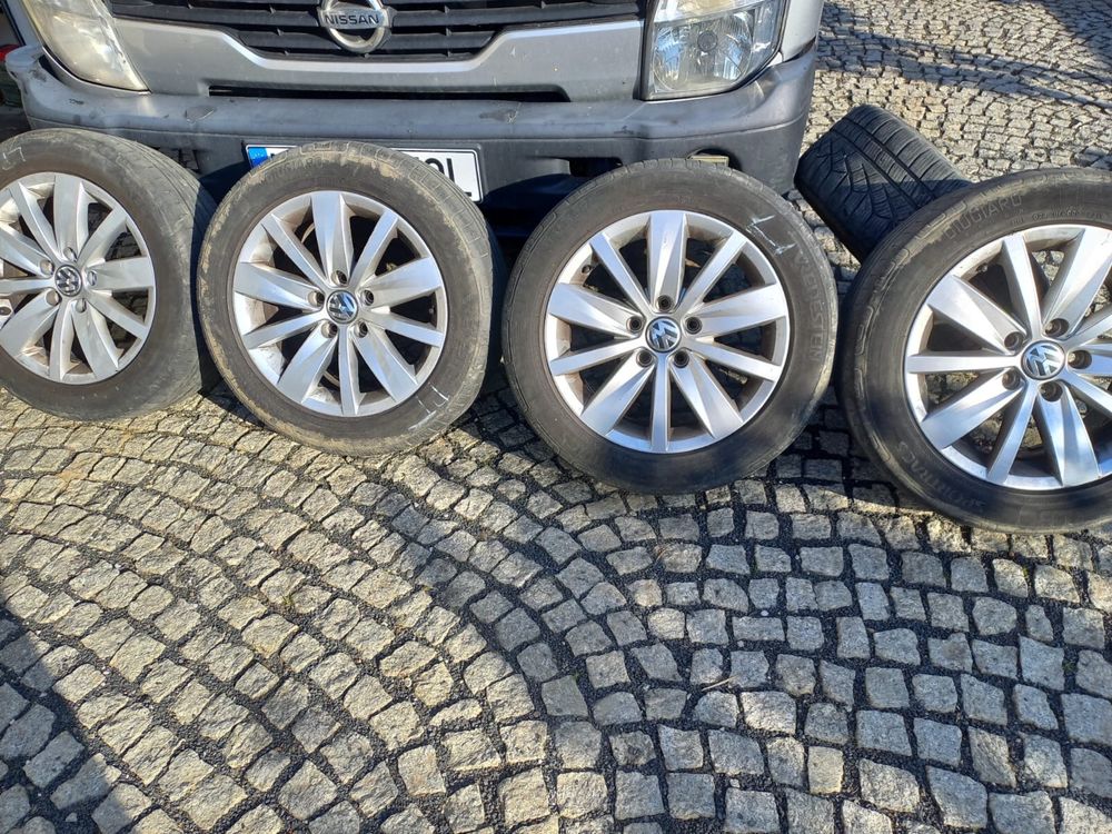 Alufelgi Felgi oryginalne  5x112 z oponami letnie