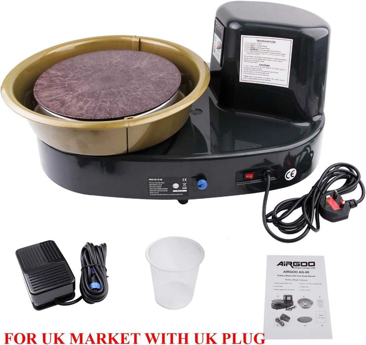 Професійний електричний гончарний круг / Гончарний станок Airgoo