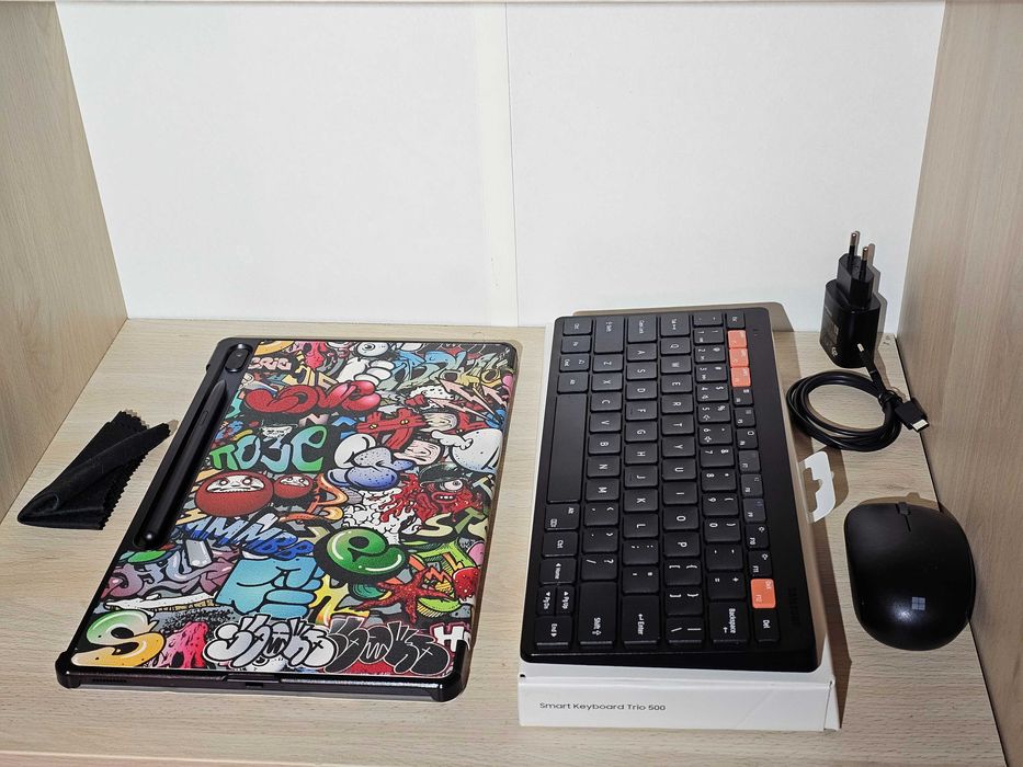 Tablet Samsung Galaxy Tab S7 FE 6/128 - stan idealny +etui, klawiatura