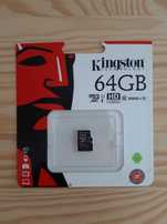 KINGSTON nowa karta pamięci 64GB micro-SD