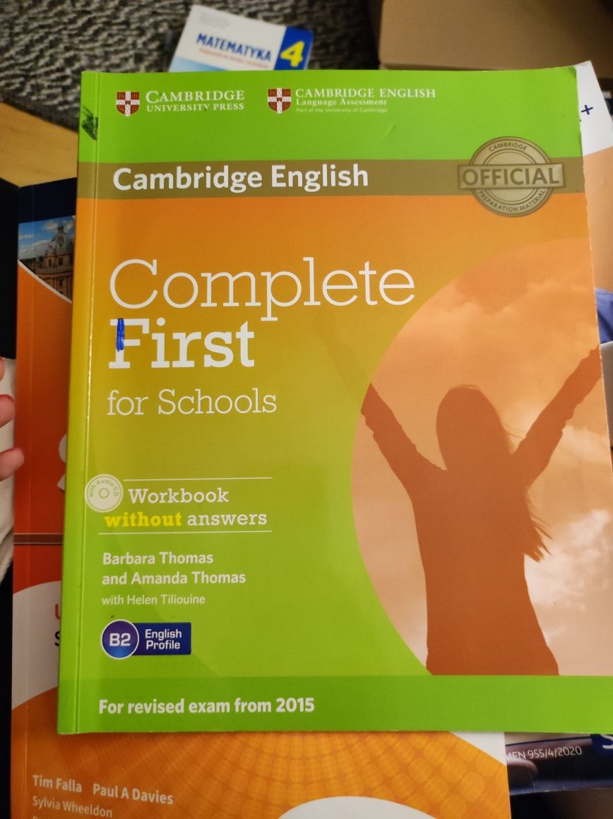 Complete First for Schools Cambridge English workbook ćwiczeniówka