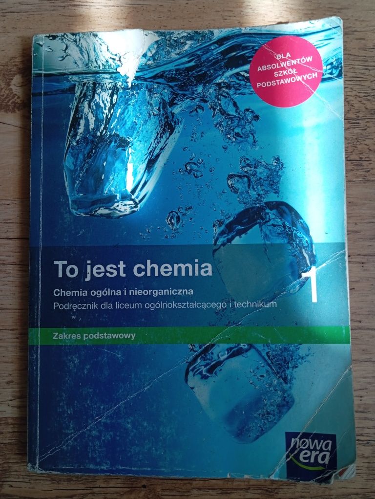 To jest chemia 1 zakres podstawowy