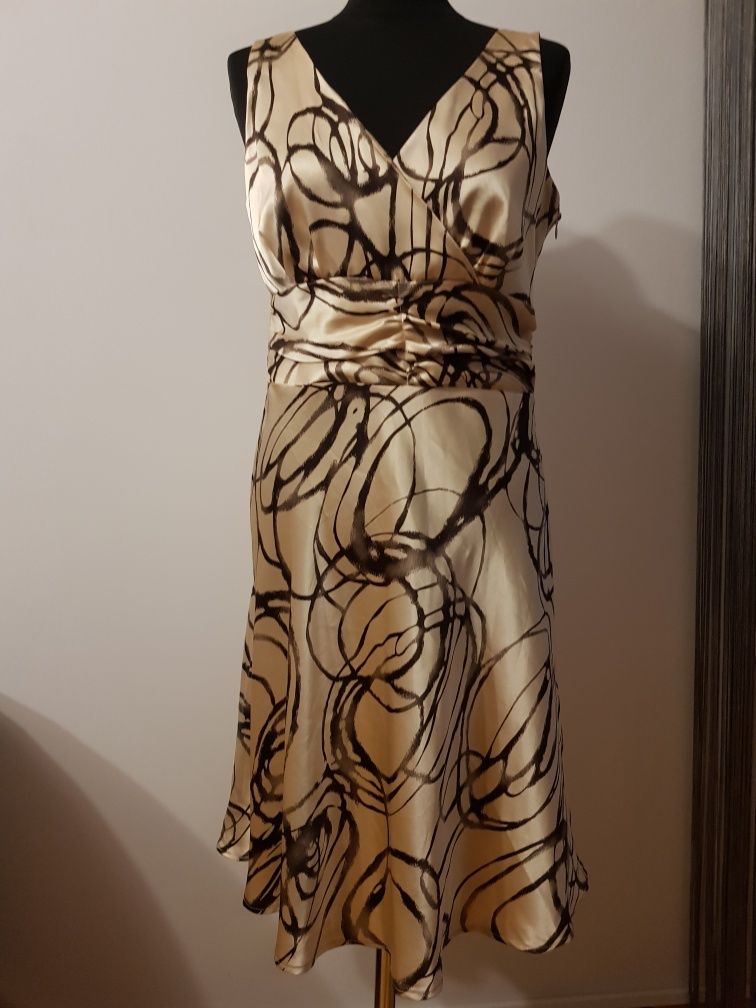 Letnią wizytowa sukienka rozmiar XL,  44