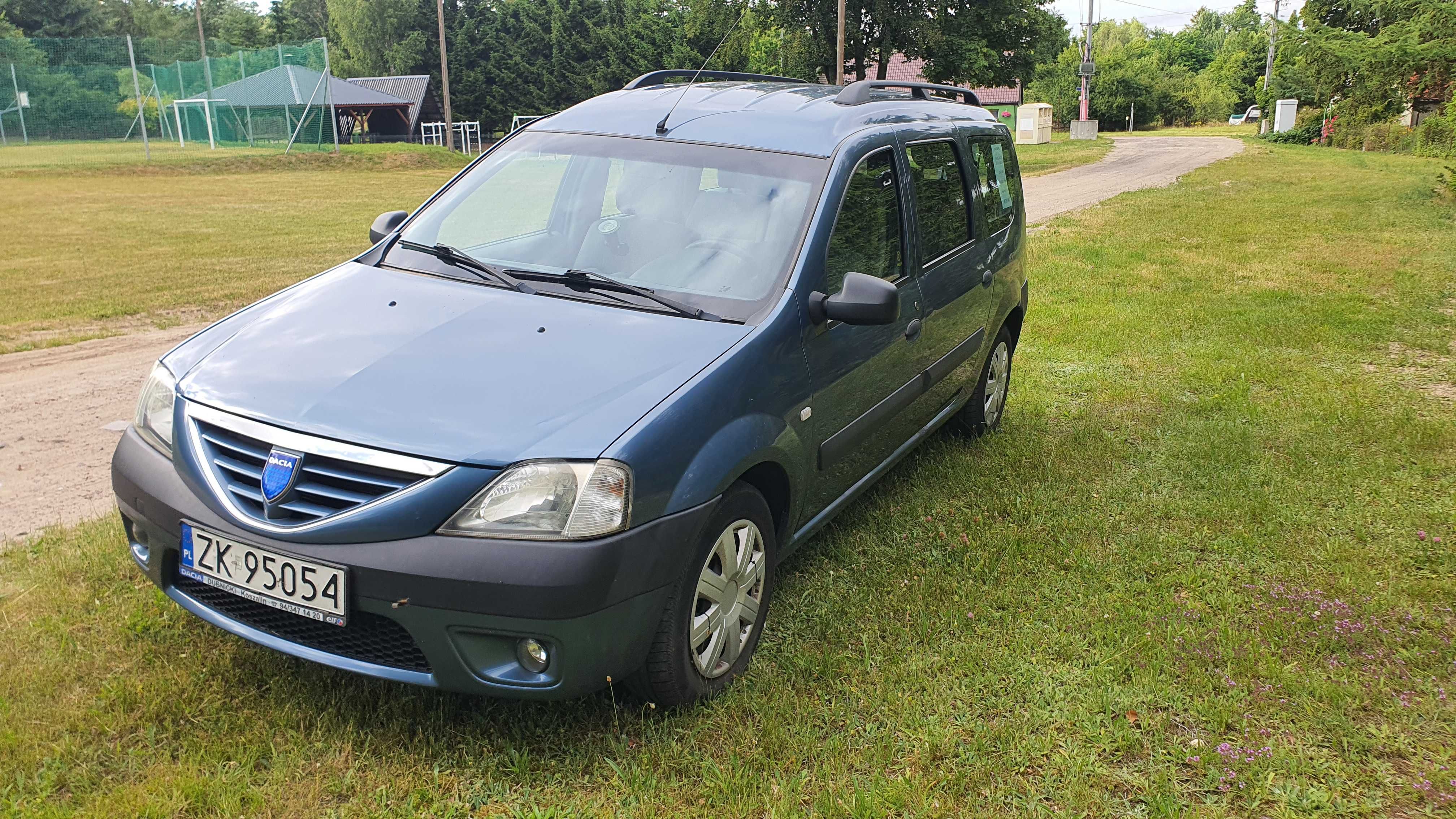 Dacia Logan MCV, Laureate,2008/2009 1,6, 7os,LPG,KLIMA,2wł (od 12 lat)